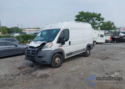 2016 Ram Promaster 1500 из США, поврежденный, VIN 3C6TRVBG2GE105562